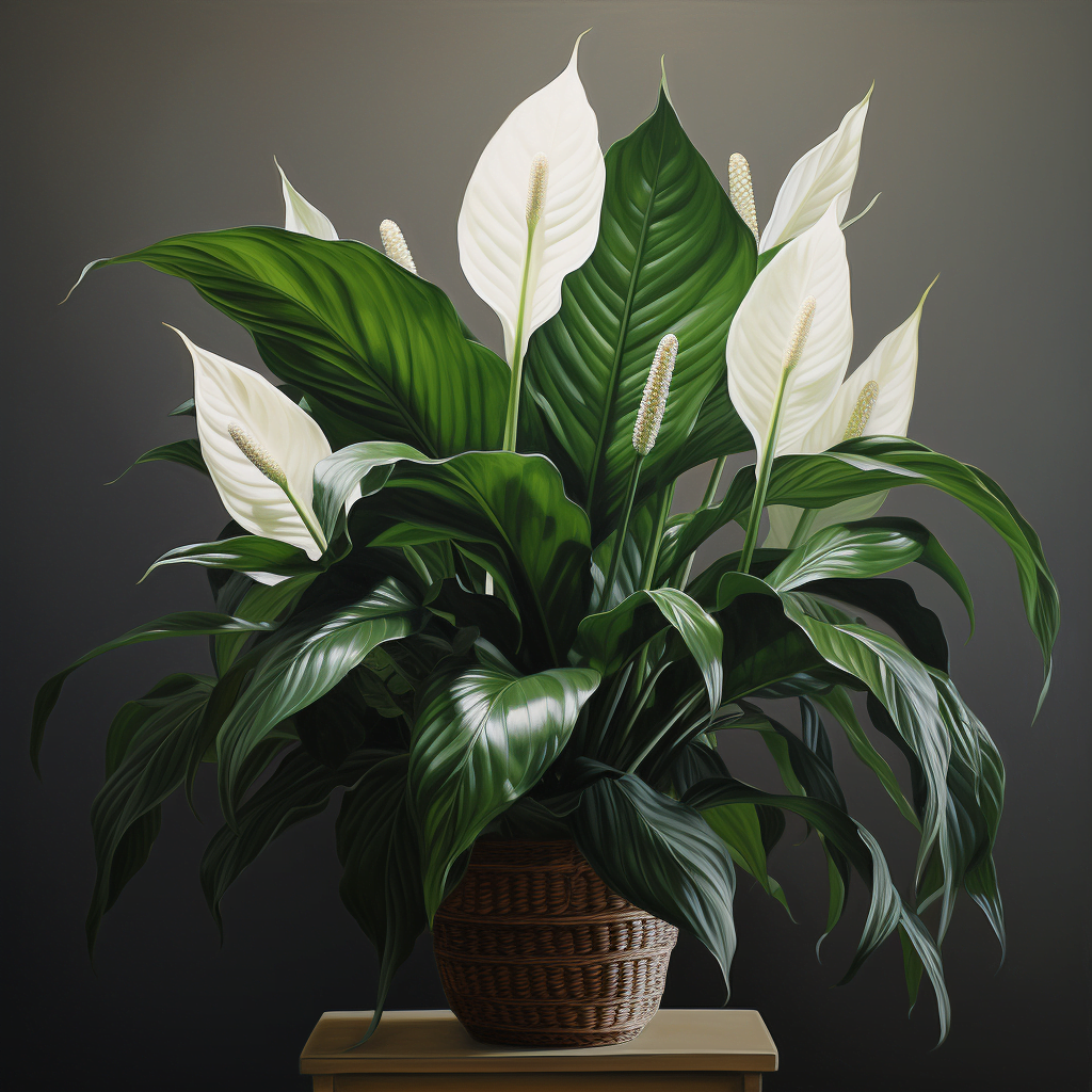 Peace Lily Houseplant - How to absorb moisture
