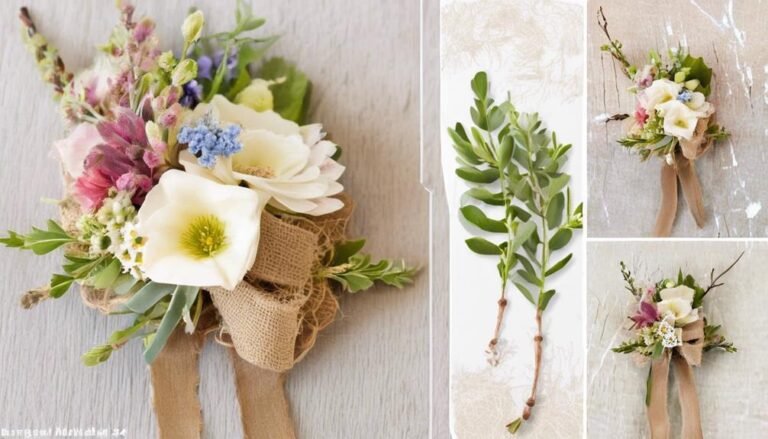 Rustic-inspired DIY Corsages for Trendy 2024 Weddings