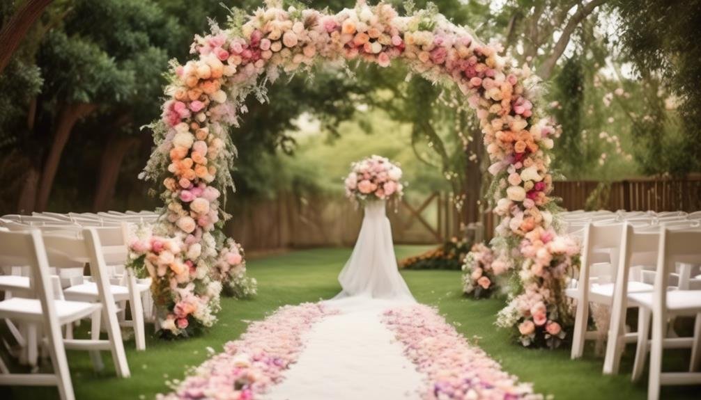 affordable diy wedding arches