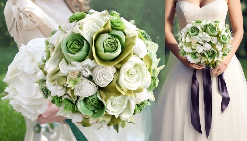 affordable silk wedding bouquets