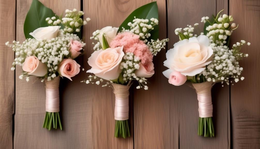 affordable wedding corsage ideas