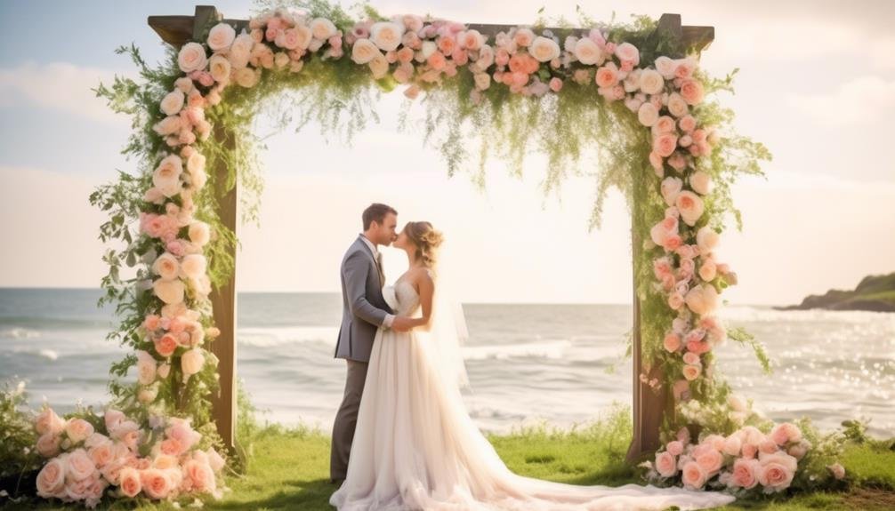 arch themed wedding decor ideas