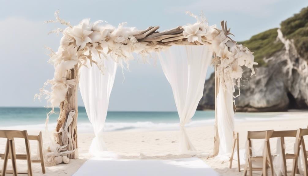 beach wedding arch ideas