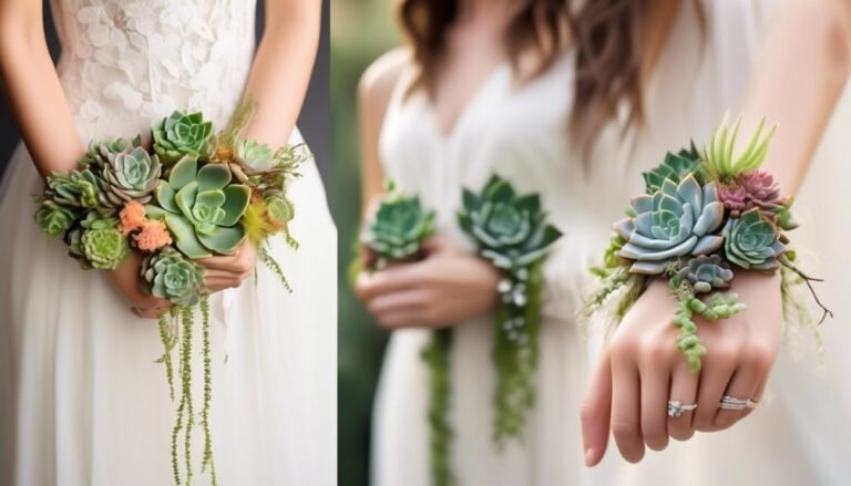 7 Best Succulent Corsages for Boho-Chic Weddings