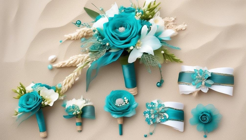 colorful floral accessories for prom