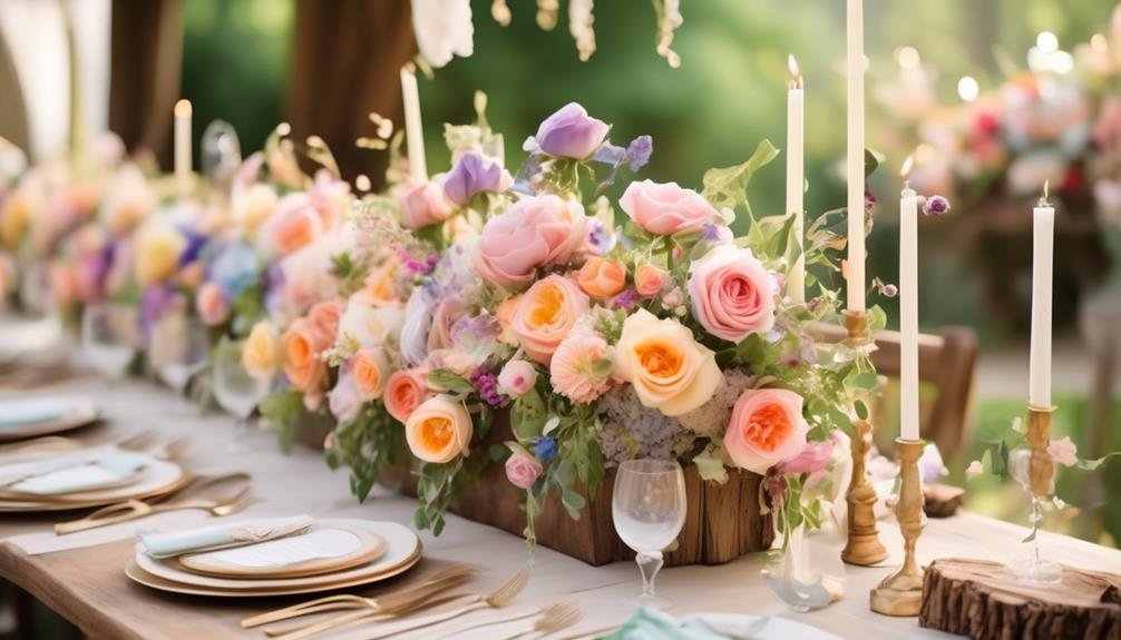 colorful flowers in garden