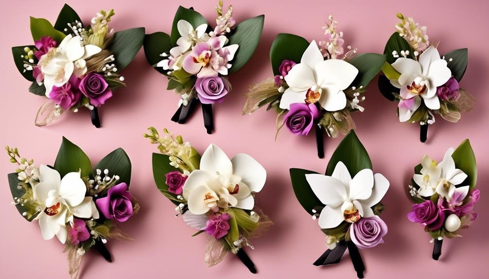 creative floral options for wedding guests