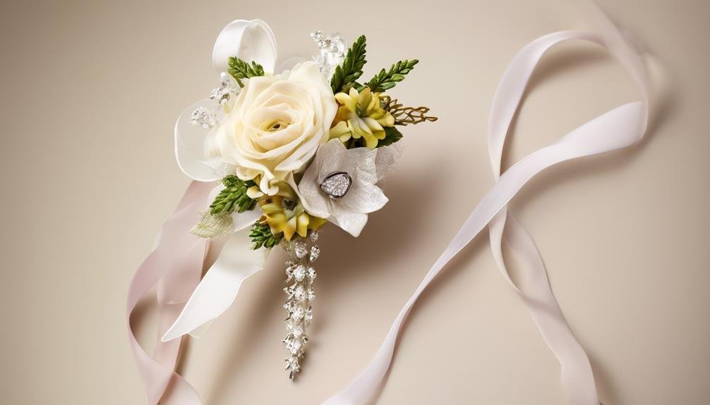 customizing corsages for bridesmaids