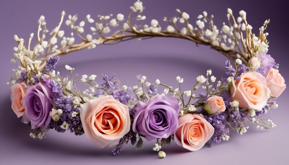 durable blooms for bridal wreaths