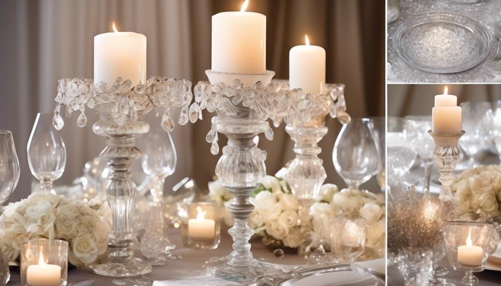 elegant and reflective table decor