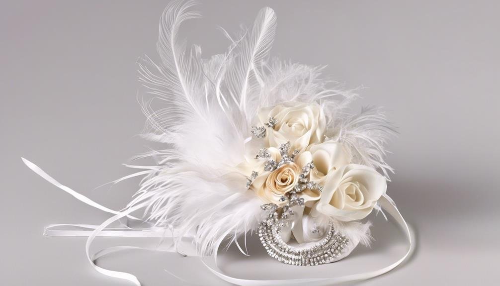 elegant bird inspired floral accessory