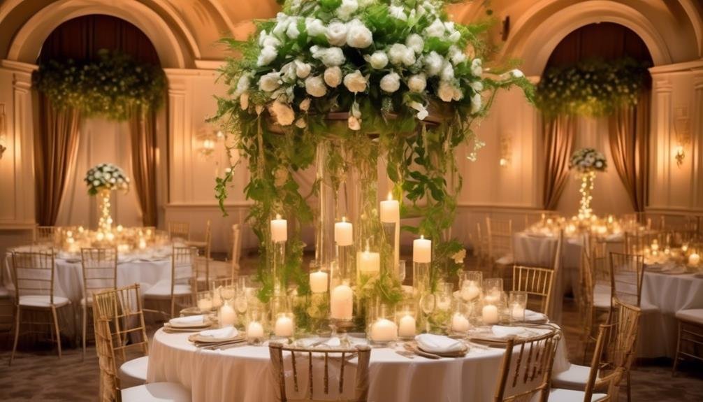 elegant candlelit centerpieces for weddings