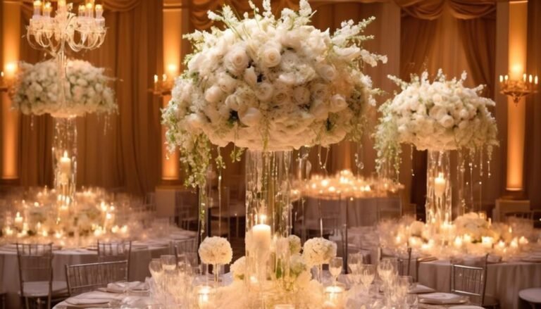 elegant candlelit wedding tablescapes