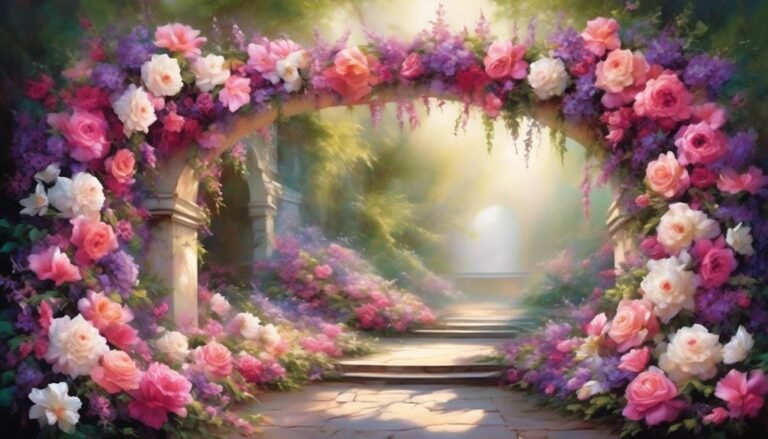 Exquisite Floral Arches: Mesmerizing Cascading Blooms
