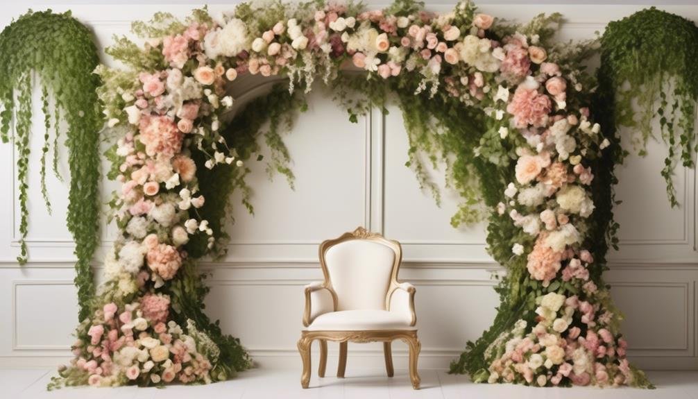 elegant floral arches for weddings