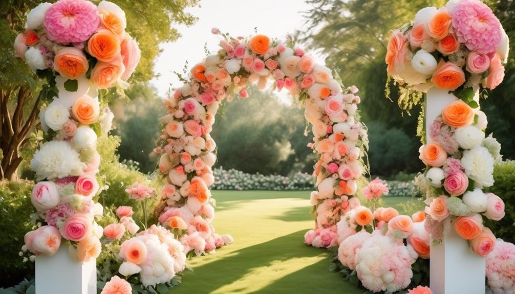 enchanting garden weddings adorned with captivating floral arches