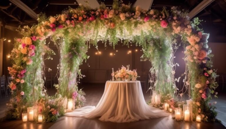 5 Best Whimsical Floral Arches for Enchanting Weddings