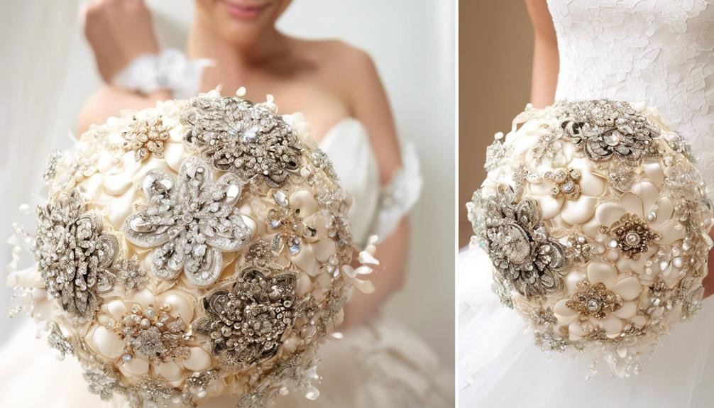 exploring brooch bouquet designs