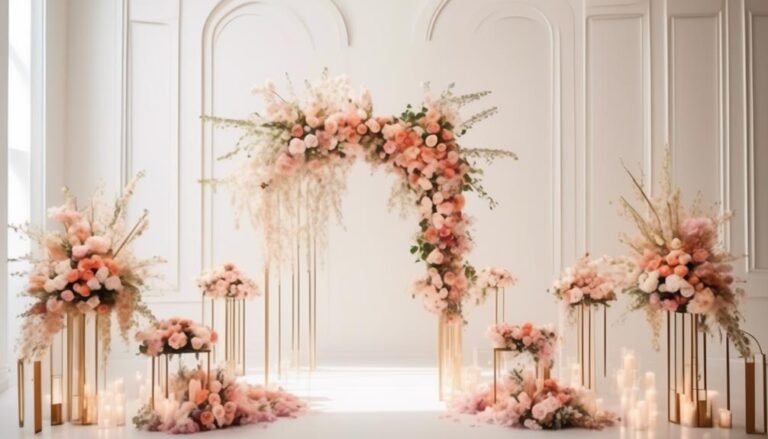 Trendy Floral Arches Elevating Modern Weddings