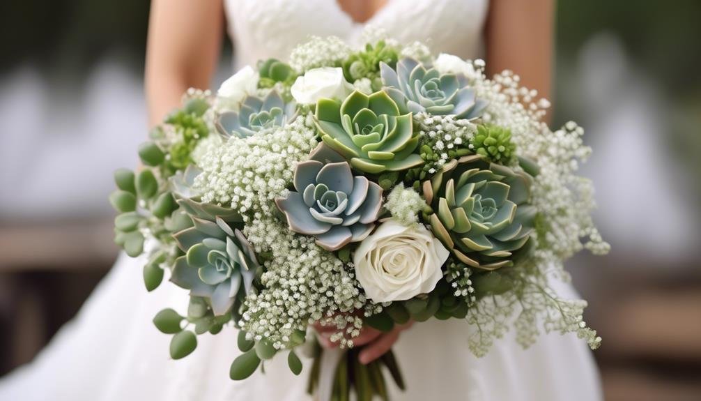 lush and delicate floral arrangement