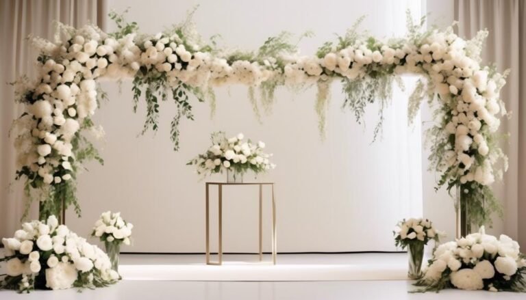 Stunningly Simple: Modern Weddings Embrace Minimalist Floral Arches