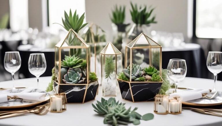 Stylish Succulent Centerpieces for Modern Weddings