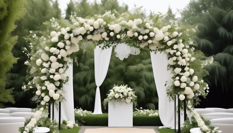 Why Choose Simplistic Floral Arches for Modern Weddings?