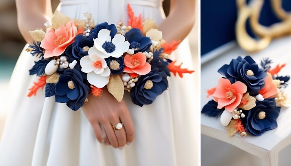 nautical themed floral color schemes