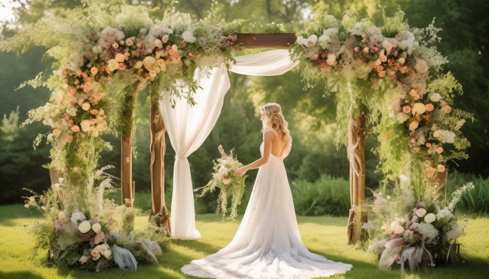 rustic floral arch inspiration