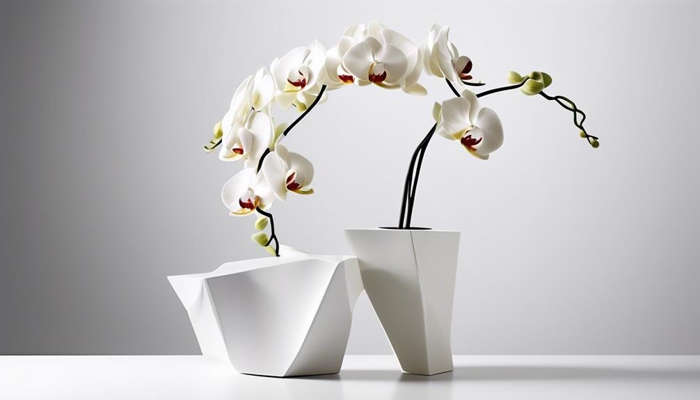 sleek and contemporary floral