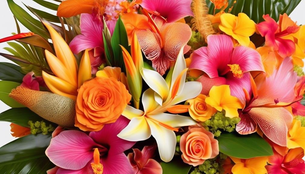 top tropical wedding bouquets