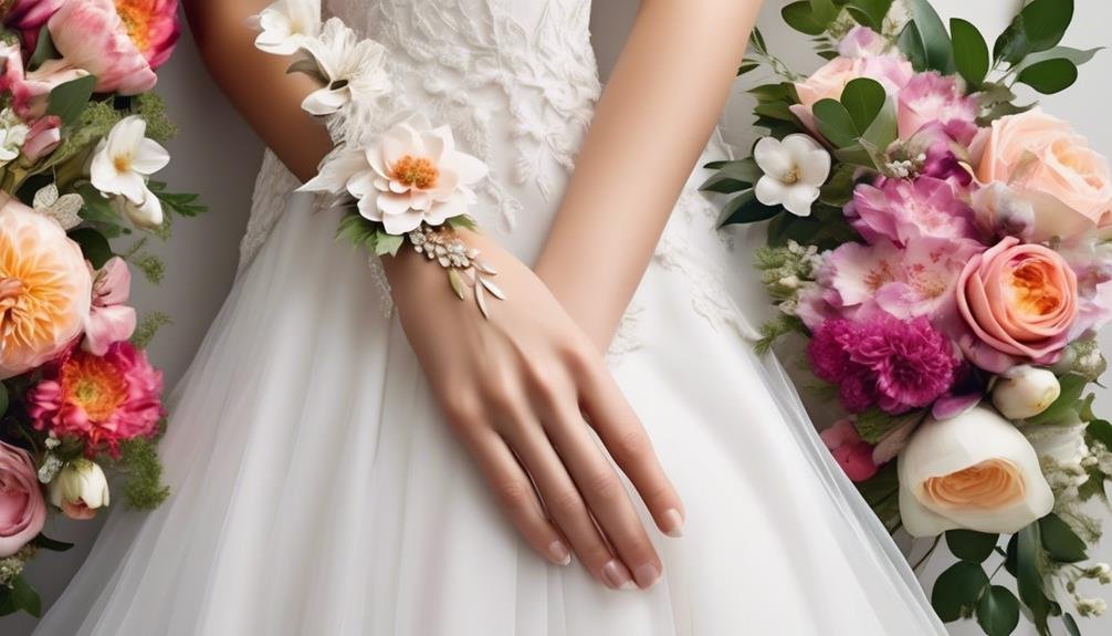 trendy corsage styles for brides