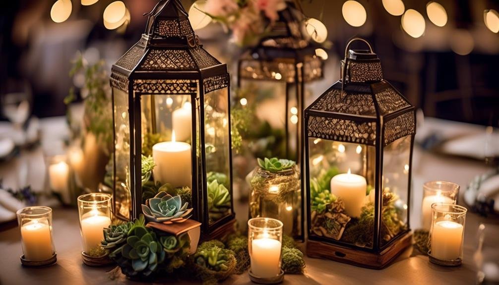 unique wedding table decorations