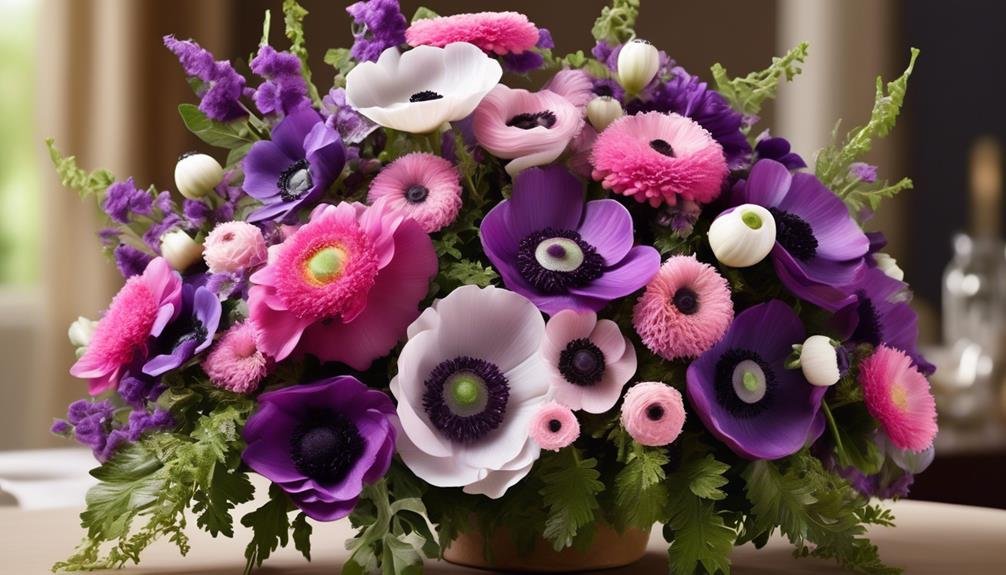 varieties of stunning anemone