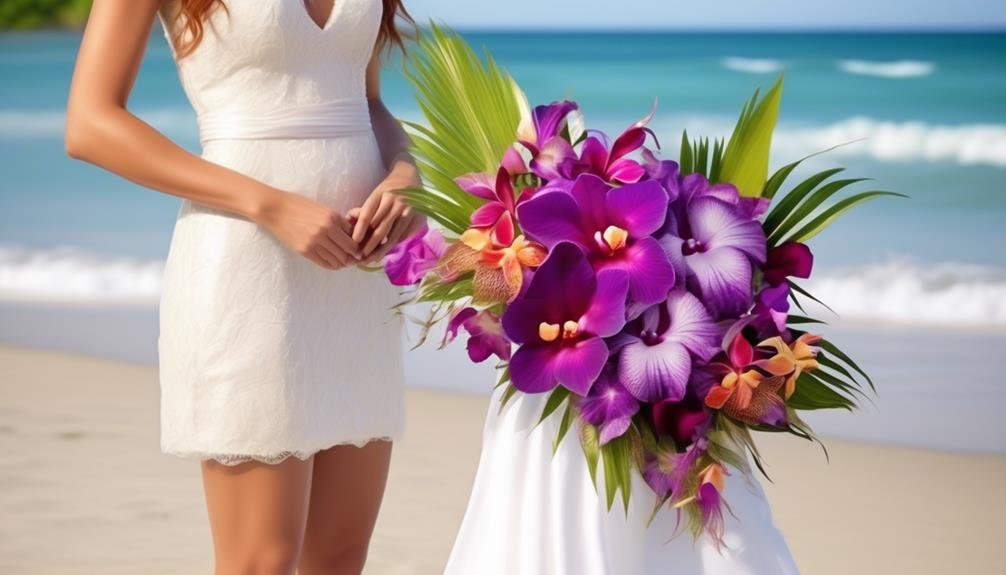 vibrant purple destination wedding