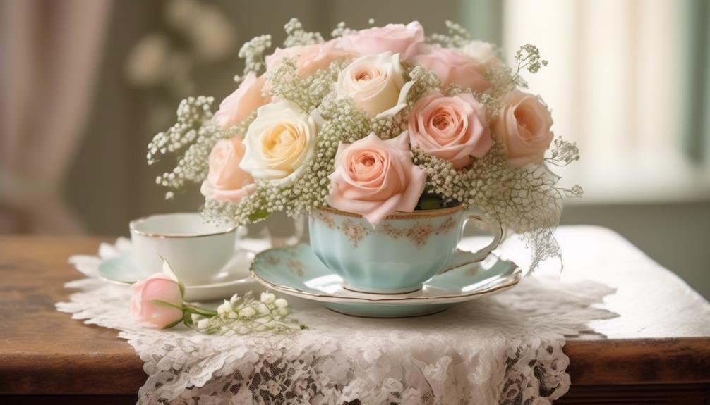 vintage inspired floral arrangements for weddings
