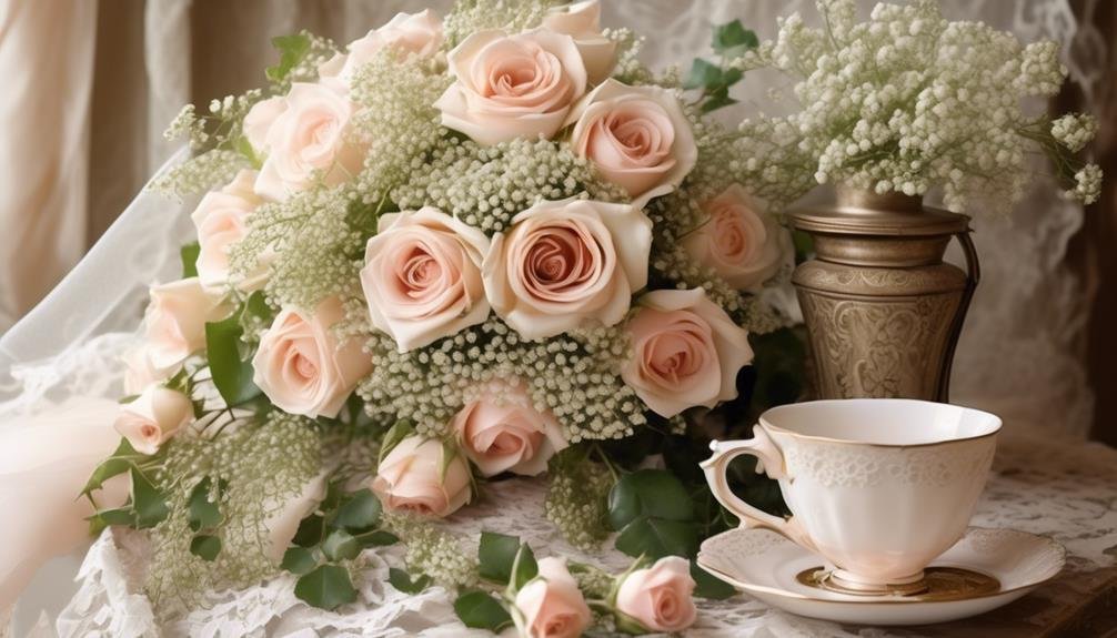 vintage inspired floral arrangements for weddings