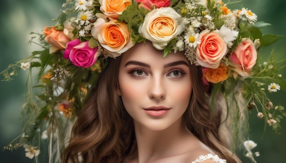wedding flower crown inspiration